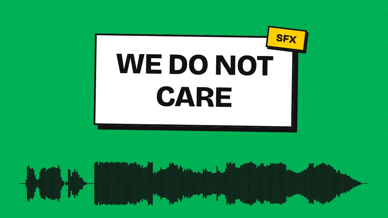 We Do Not Care