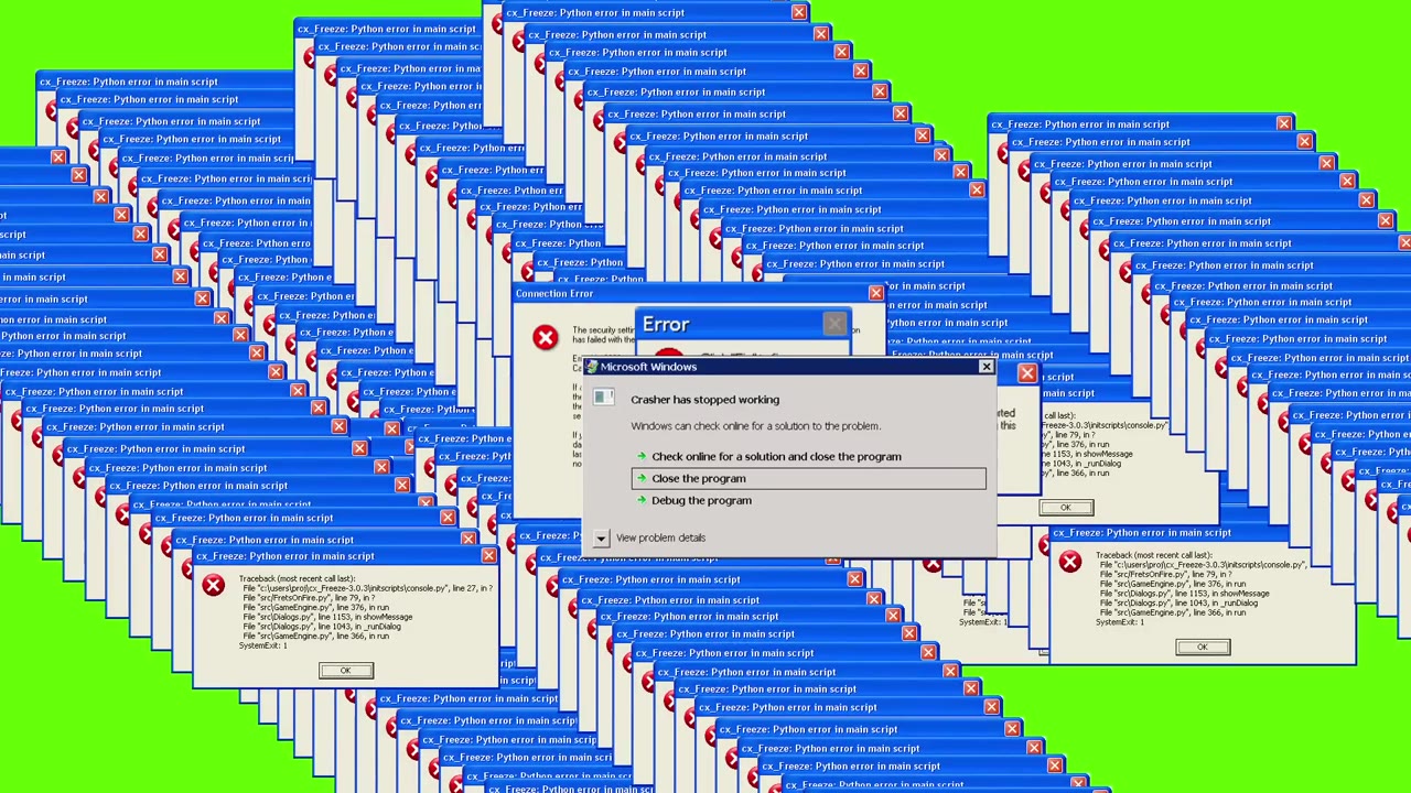 Windows XP Error - VIRUS ERROR ☢