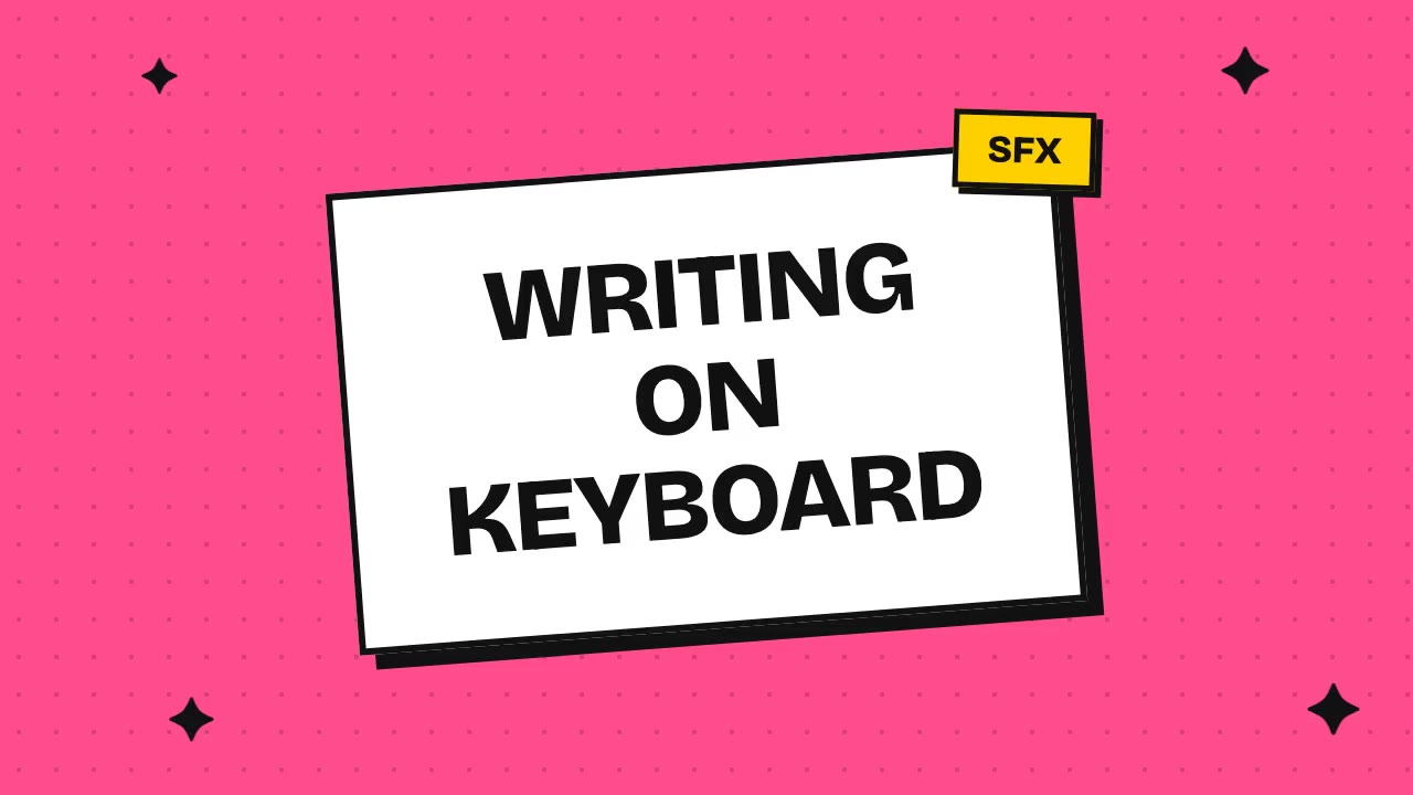 Writing On Keyboard
