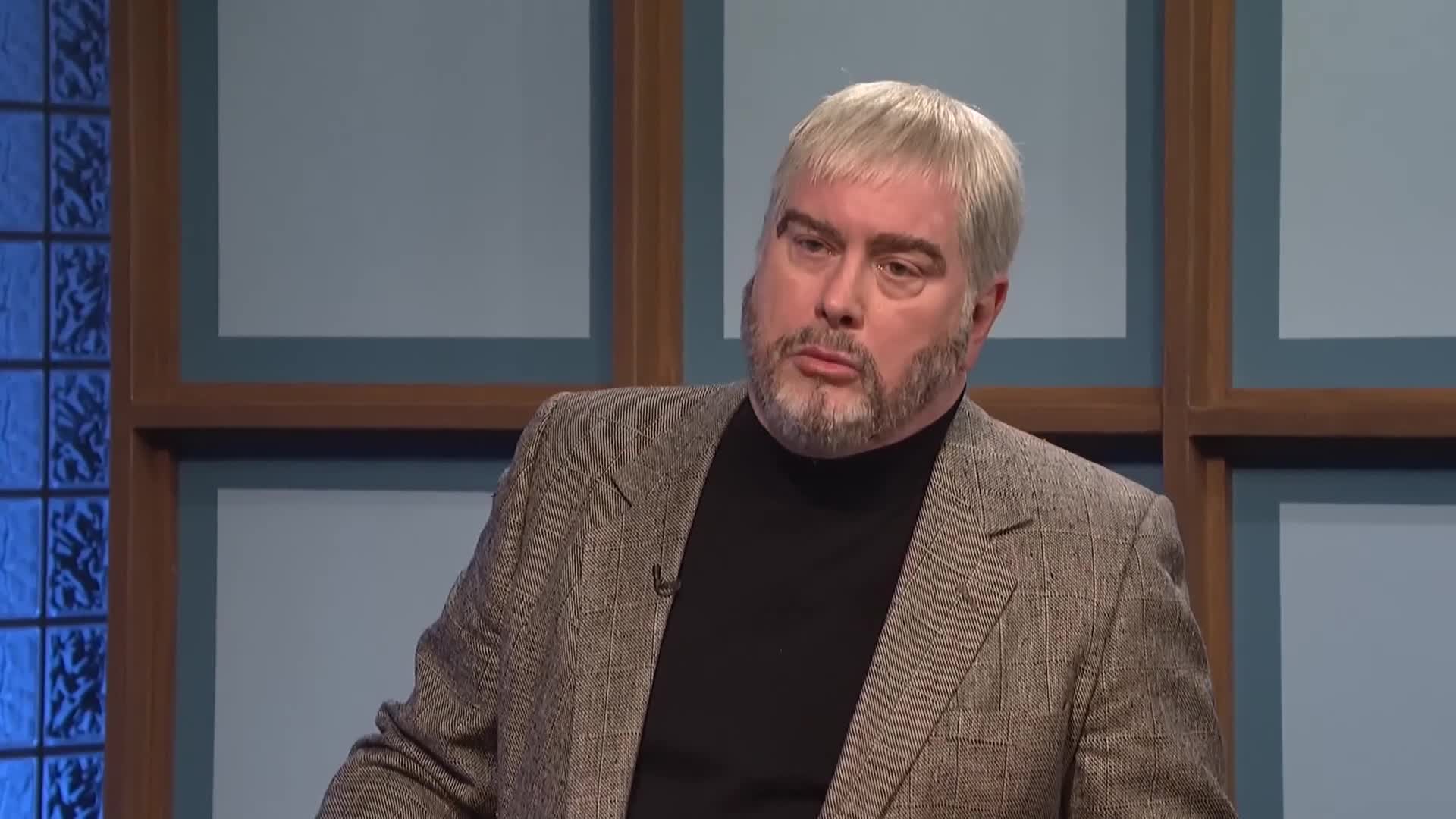 Your mother currently sits on my face, Trebek