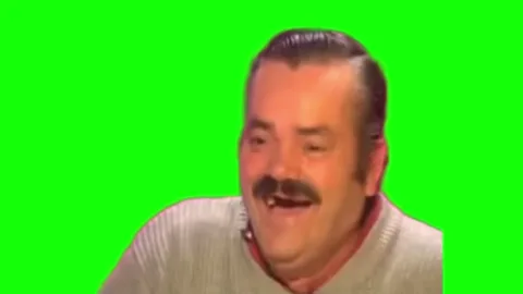 Spanish Guy Laughing Green Screen