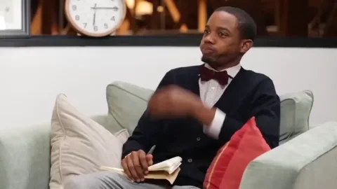 Trying not to laugh